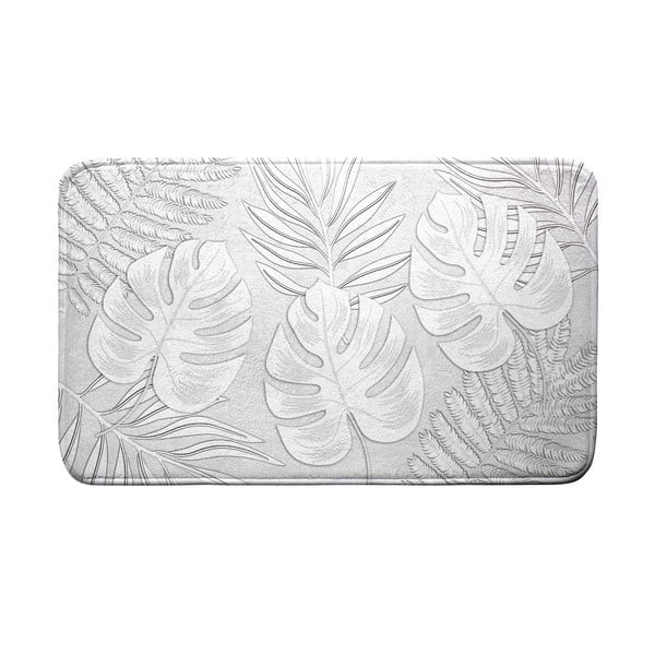 Svetlo siva kopalniška preproga 45x75 cm Amber – douceur d'intérieur