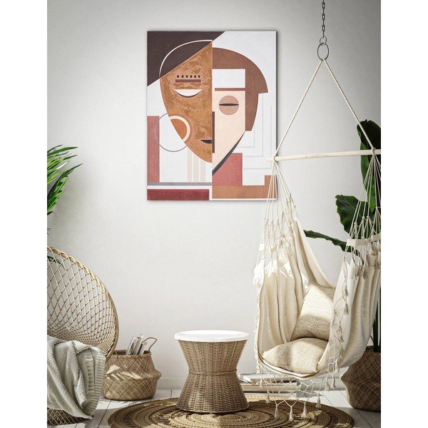 Ročna poslikava Mauro Ferretti Ethic Face, 60 x 80 cm-image-1