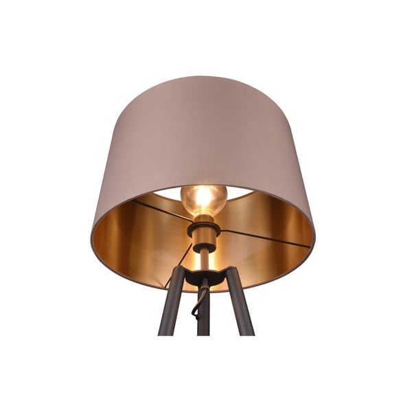 Črna stoječa svetilka s polico (višina 152 cm) Colette – Reality-image-1