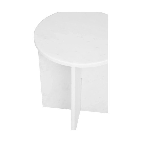 Marmorna okrogla stranska mizica ø 40 cm Savio – Premier Housewares-image-3