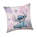 Otroška blazina iz flisa 40x40 cm Lilo a Stitch "Pink" – Jerry Fabrics