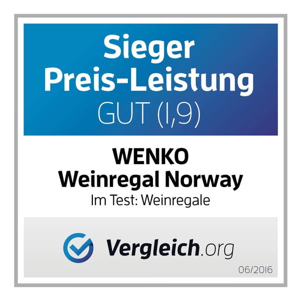 Stojalo za 12 steklenic Wenko Norway Walnut-image-1