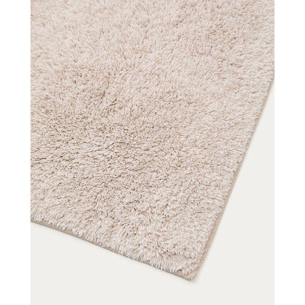 Bež kopalniška preproga 50x70 cm Coper – Kave Home-image-2