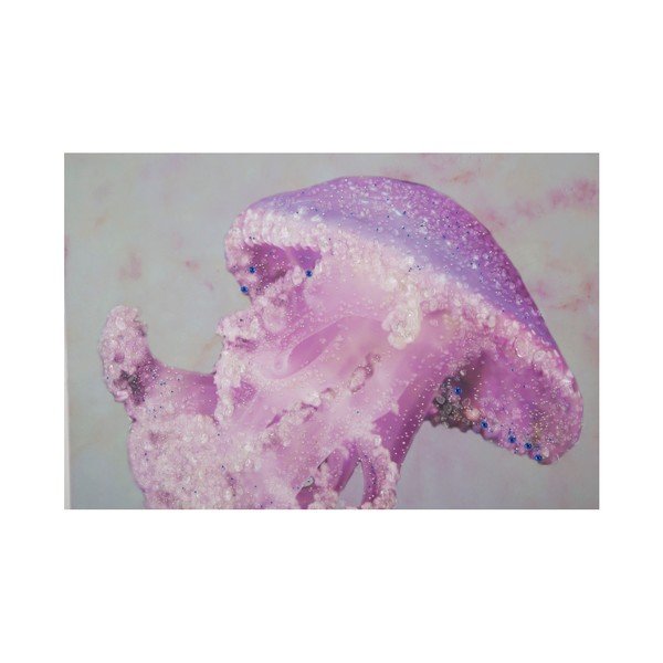 Ročno poslikana slika v okvirju iz borovega lesa Mauro Ferretti Medusa Purple, 80 x 120 cm-image-2