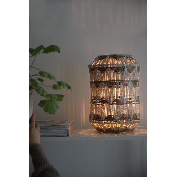 Namizna svetilka v naravni barvi s senčilom iz tekstila in jute (višina 35 cm) Ano – Markslöjd-image-1