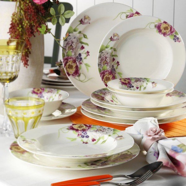 24-delni komplet porcelanskih posod Kutahya Spring-image-1