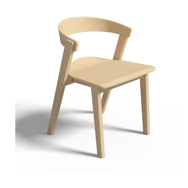 Jedilni stoli iz masivne bukve v naravni barvi v kompletu 2 ks Sand – TemaHome