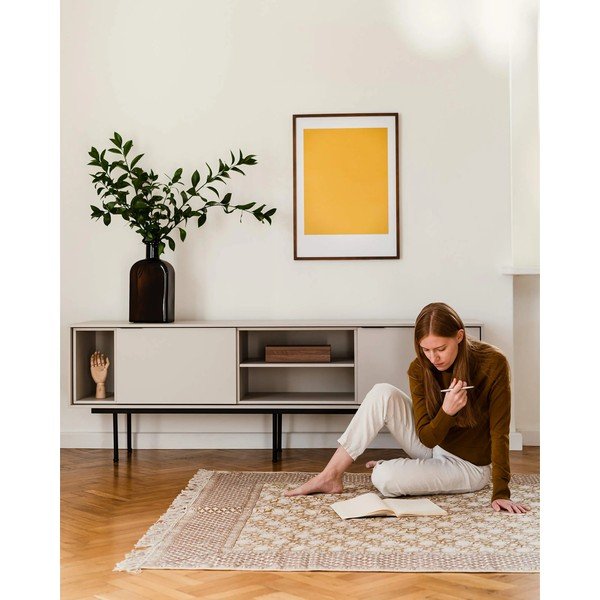 Sivo-bež TV omarica 189x61x42 cm Mod – noo.ma-image-2