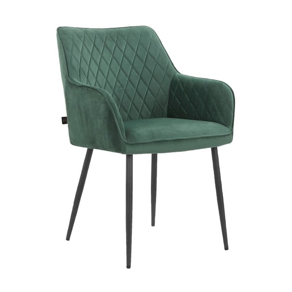 Zeleni oblazinjeni jedilni stoli v kompletu 2 ks Elvira – Støraa