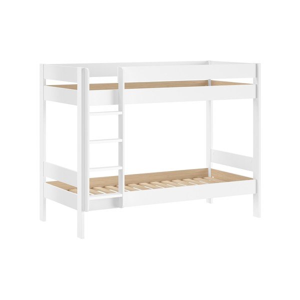 Bela pograd otroška postelja z letvenim dnom 90x200 cm Primo – Vipack
