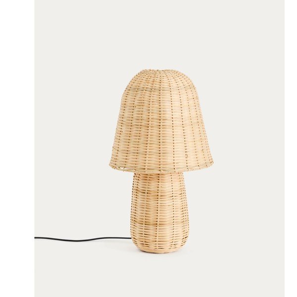 Namizna svetilka iz ratana v naravni barvi (višina 65 cm) Neuda – Kave Home-image-2