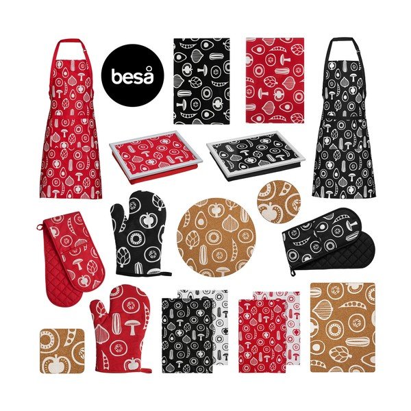 Bombažne kuhinjske krpe v kompletu 2 ks 40x60 cm Besa – Premier Housewares-image-2
