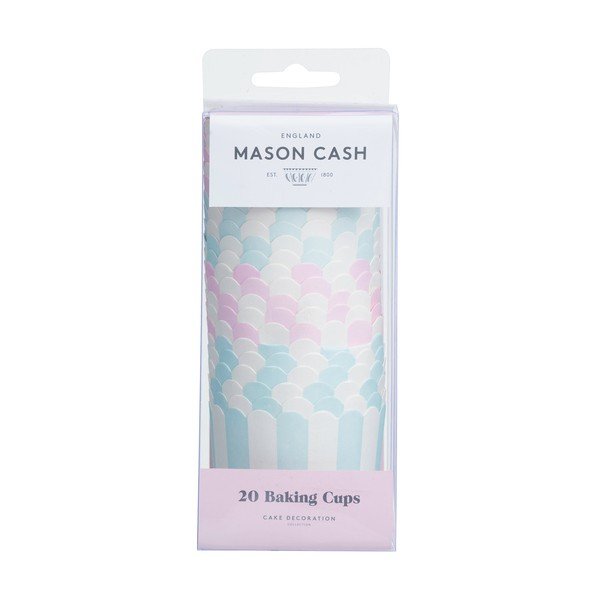 Komplet 20 črtastih papirnatih lončkov za kekse Mason Cash Stripes-image-1