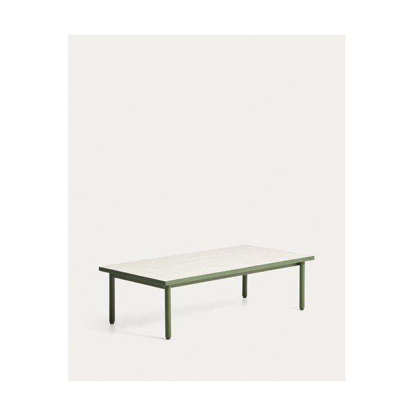 Vrtna klubska mizica s keramično ploščo 61x122 cm Maurina – Kave Home-image-3