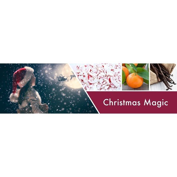 Dišeča sveča v steklenem kozarcu Goose Creek Magic of Christmas, 150 ur gorenja-image-1