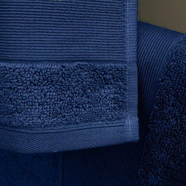 Temno modri frotirni bombažni komplet brisač 6 ks Anti-Bacterial – Catherine Lansfield-image-3