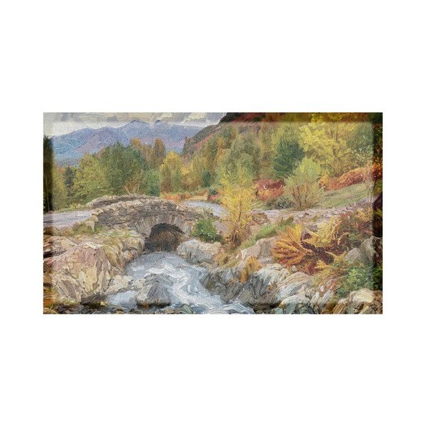 Predpražnik iz reciklirane plastike 40x70 cm Autumn Nature Landscape  – Artsy Doormats