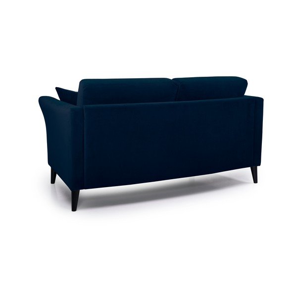 Temno modra žametna zofa Scandic Eden, 165 cm-image-3