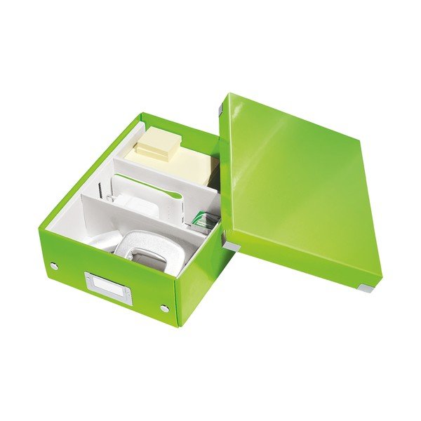 Zelena škatla z organizatorjem Leitz Click&Store, dolžina 28 cm-image-4