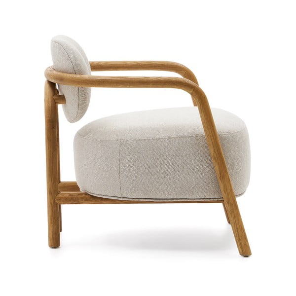 Bež fotelj Melqui – Kave Home-image-2