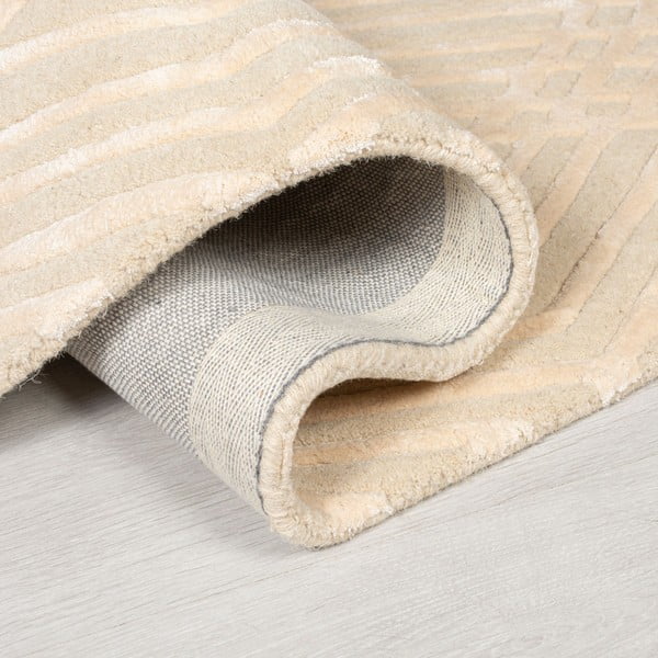 Bež volnena preproga Flair Rugs Diamonds, 160 x 230 cm-image-1