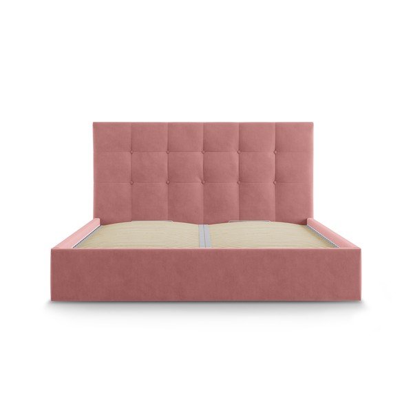 Roza zakonska postelja Mazzini Beds Nerin, 140 x 200 cm-image-2