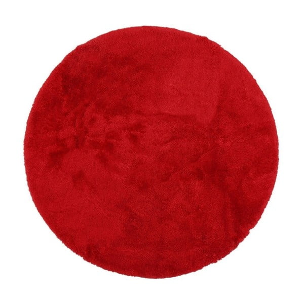 Rdeča kopalna podloga Confetti Bathmats Miami, ⌀ 100 cm