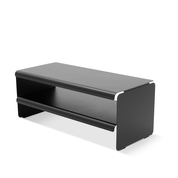 Črna jeklena omarica za čevlje 71,5x28x31 cm Linea – Spinder Design-image-3