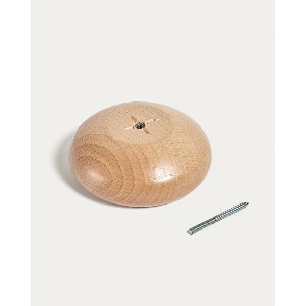 Leseni stenski obešalniki v kompletu 3 ks v naravni barvi Nadue – Kave Home-image-2