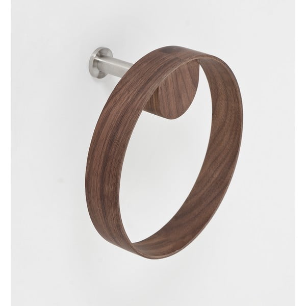 Stensko držalo za brisače iz orehovega lesa Wireworks Yoku Walnut-image-4