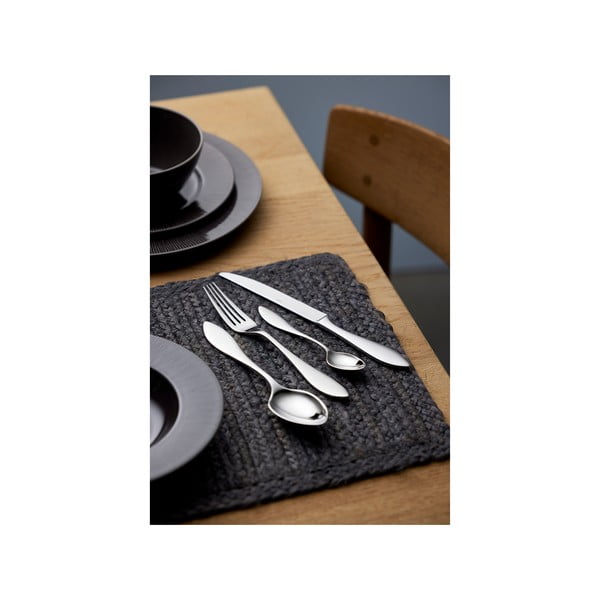 Pribor iz nerjavečega jekla v srebrni barvi 16 ks Indra – Gense-image-1