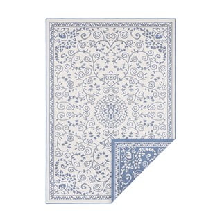 Modro-krem zunanja preproga NORTHRUGS Leyte, 80 x 150 cm