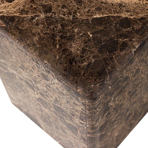 Marmorna okrogla stranska mizica ø 30 cm Vexa – WOOOD-image-4