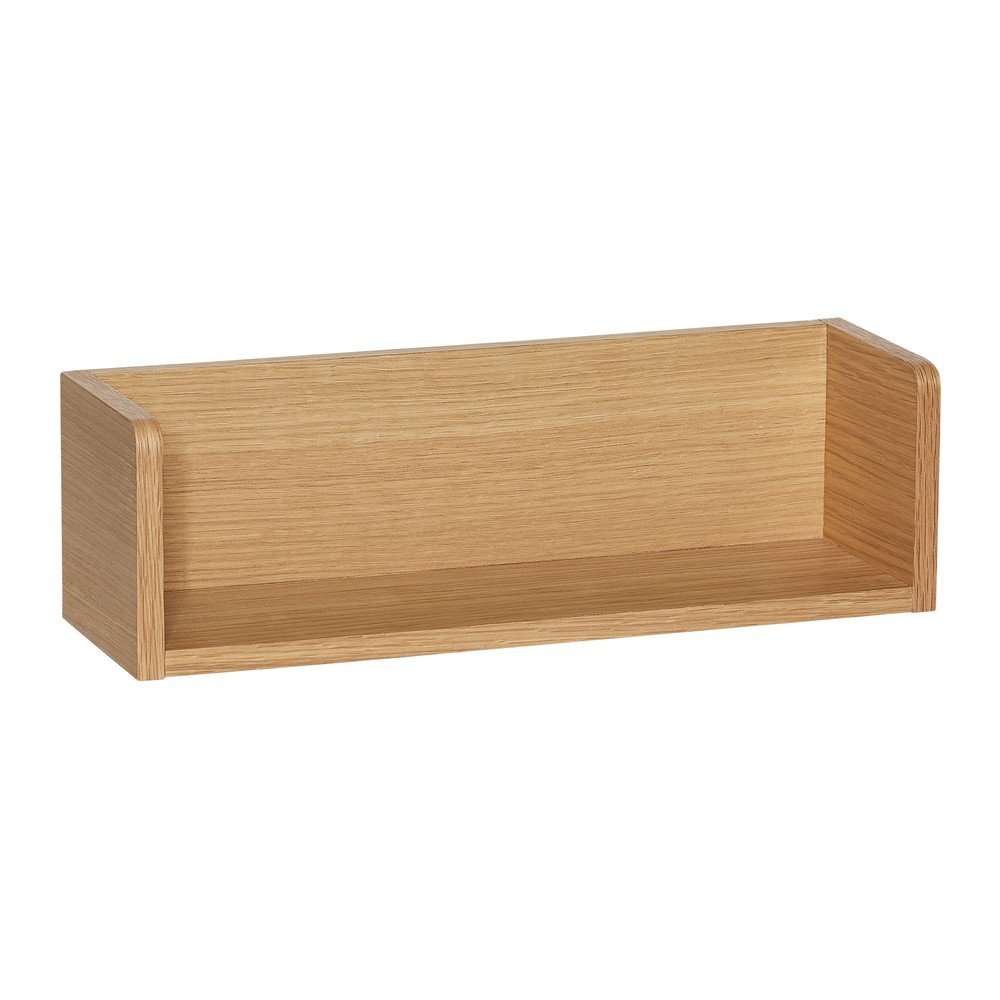 Polica v hrastovem dekorju 40 cm Savor