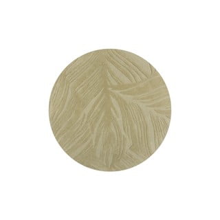Zelena volnena okrogla preproga ø 160 cm Lino Leaf - Flair Rugs