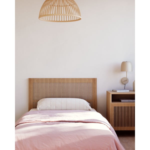 Vzglavje iz masivnega hrasta v naravni barvi 105x70 cm Beyla – Kave Home-image-1