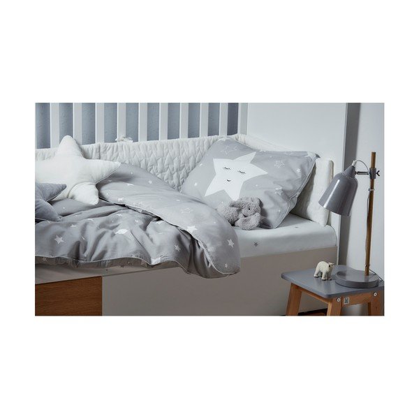 BELLAMY Komplet bombažne otroške odeje in vzglavnika Shining Star, 100 x 135 cm-image-4