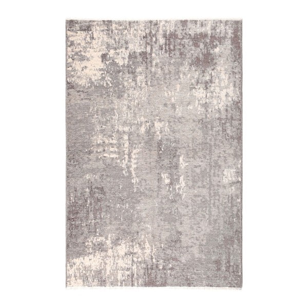 Reverzibilna siva in bež preproga Vitaus Dinah, 77 x 200 cm