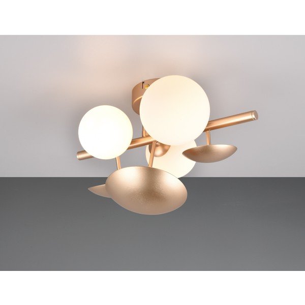 Bela/zlata stenska svetilka Bubble – Trio Select-image-1