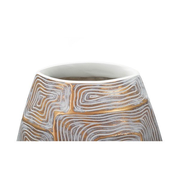 Vaza iz poliresina v zlati barvi (višina 59,5 cm) Eclips – Mauro Ferretti-image-4