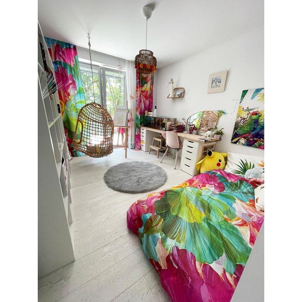 Enojna posteljnina iz bombažnega satena 140x200 cm Vibrant Colours – Butter Kings-image-1