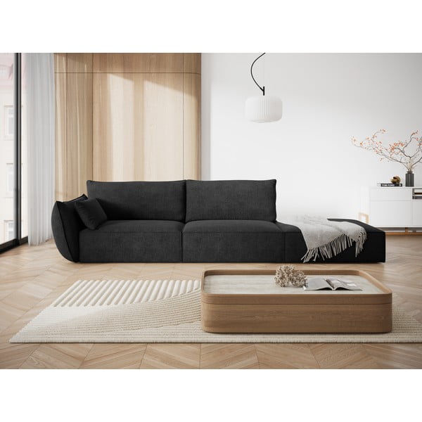 Temno siv ležalnik (levi kot) Vanda – Mazzini Sofas-image-1
