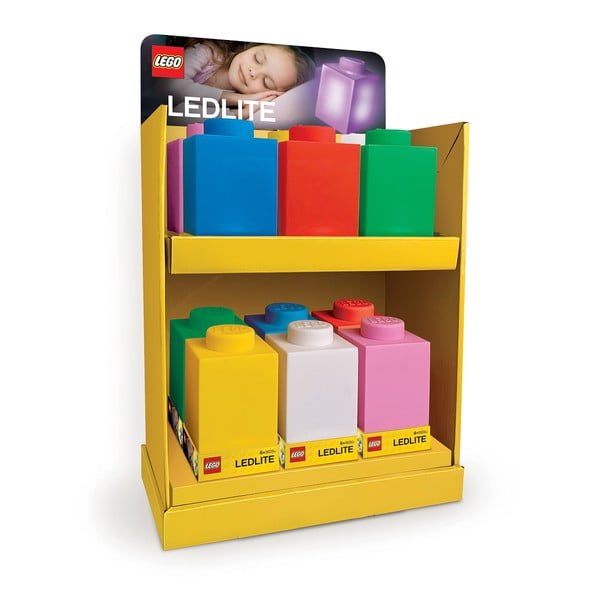 Rdeča silikonska nočna lučka LEGO® Classic Brick-image-2