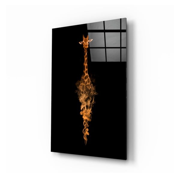 Steklena slika Insigne Giraffe, 46 x 72 cm