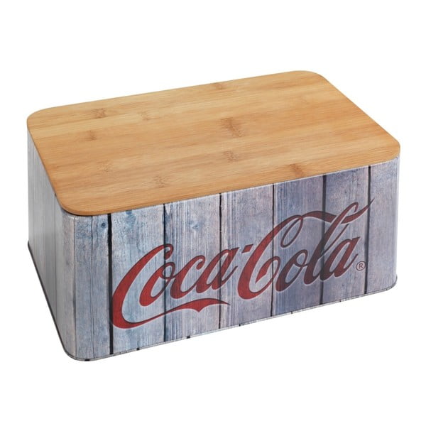 Škatla za kruh s pokrovom iz bambusa Wenko Coca-Cola World