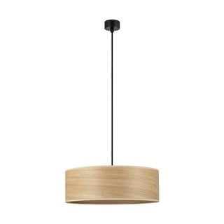 Viseča svetilka iz hrastovega furnirja Sotto Luce TSURI XL, ø 45 cm