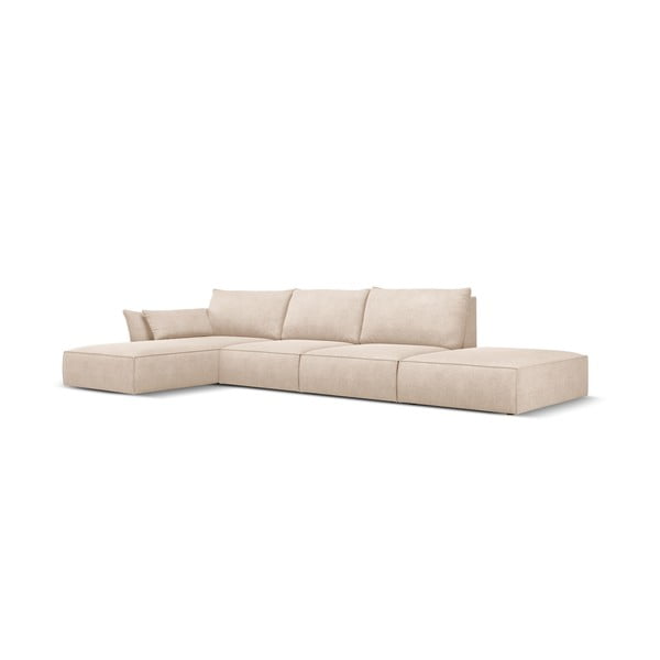 Bež kotni kavč (levi kot) Vanda - Mazzini Sofas-image-2