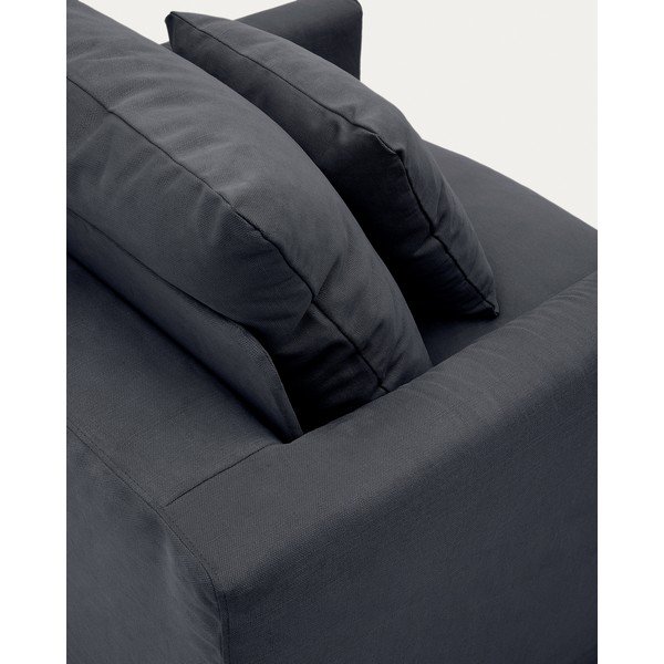 Antracitno siva prevleka 92 cm Nora – Kave Home-image-1