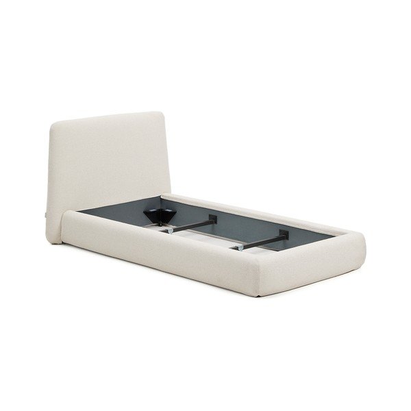 Bež oblazinjena postelja brez letvenega dna 90x200 cm Martina – Kave Home-image-2