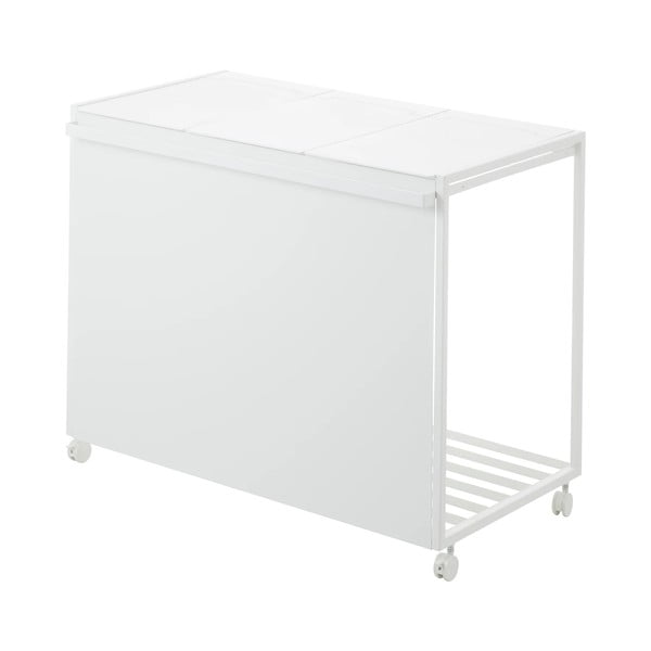 Bel kovinski koš za smeti za ločevanje odpadkov Tower – YAMAZAKI